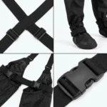 Water-Resistant Dog Boots with Suspender Straps, Paw Protectors for Outdoor Walking - Image 4