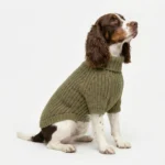 Thermal Knitted Dog Sweater, Soft Turtleneck Winter Pullover - Image 9
