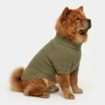 Thermal Knitted Dog Sweater, Soft Turtleneck Winter Pullover - Image 11