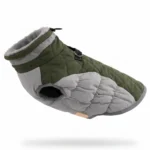 Waterproof Reflective Dog Winter Coat with Built-In Harness