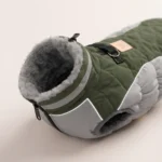 Waterproof Reflective Dog Winter Coat with Built-In Harness - Image 4