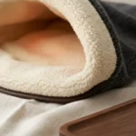 2-in-1 Dog Sleeping Bag & Burrow Bed, Soft Coral Fleece Mat - Image 3