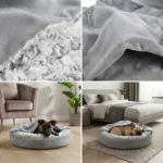 Hooded Donut Dog Bed with Blanket, Suitable For Small Dogs - Image 4
